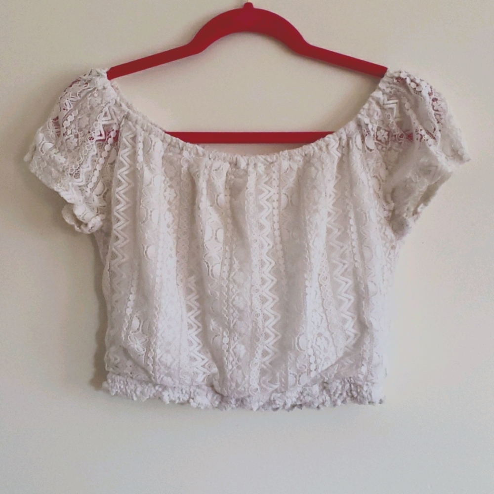 Hollister Lace Crop Top